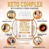 Purely Optimal Keto BHB & Apple Cider Vinegar Capsules - Exogenous Ketones Supplement with The Mother for Ketosis Support, Healthy Lifestyle & Overall Well-Being - 90 Capsules