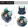 LLH2K Starter Solenoid Relay for Yamaha ATV YFM 350 400 450 660 Raptor Grizzly- Raptor Grizzly Kodiak Wolverine Big Bear- for Yamaha 2002 2003 2004 2005 2006 2007 2008 High Heat