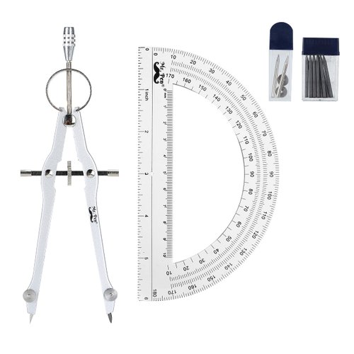 Mr. Pen- Protractor and Compass Set, Compass Protractor Set, Protractor, Compass for Geometry, Ma...