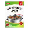 ECOOPTS Slow Cooker Liners Disposable Cooking Bags Small Size Pot Liners Fit 1QT to 3QT Suitable for Oval & Round Pot (10)