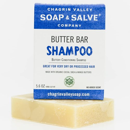 Chagrin Valley Soap & Salve Organic Natural Shampoo Bar (Butter Bar, 1 Bar)