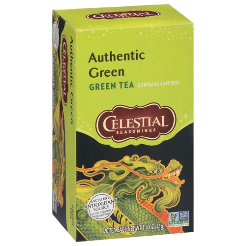 Celestial Seasonings Authentic Green Tea 20 Tea Bags