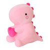 SQEQE Dinosaur Stuffed Animal, Loving Soft Dino Plush Toys with Holding Heart for Valentine Day, Sweet Romantic Anniversary Birthday Gift for Her Girls Boys Girlfriend(Pink,12 inch)