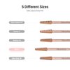 MelodySusie Cone Shape Nail Drill Bits, 3/32'' Carbide Tungsten Bits, Suitable for Manicure Pedicure Cuticle Gel Polishing, Beginners Bits, Rose Gold, Series Bit-S, Fine