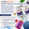 Vitamatic Lithium Orotate 20mg, 90 Capsules - Veggie Caps, Non-GMO, Gluten Free- 2 Pack