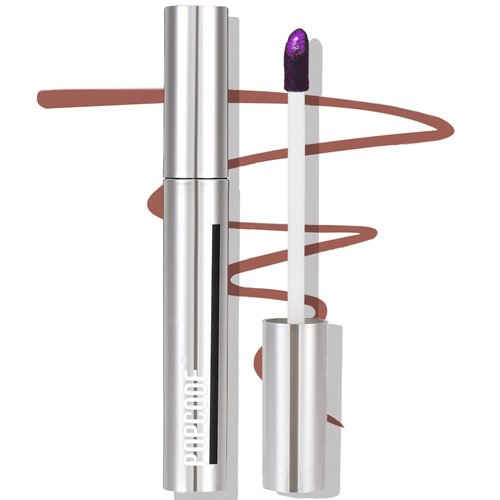 popcode Peel Off Lip Liner Stain, Infused with Nourishing Ingredients & Vitamin E, Quick Set Lip Stain Peel Off Long Lasting For All Skin Types,#001 Nude Brown