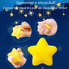 ZOOFOX 50 Pieces Star Stress Balls Bulk, Mini Star Shape Squishes Toy for Kids and Adults, Stress Relief Balls for Party Favors, Birthday Party, Classroom Prizes
