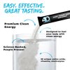 4D Clean Energy Drink Mix + Electrolytes + Immune Support + MultiVitamins + Joint and Skin Support (Tropical Punch Flavor, 25 Pack)