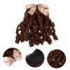 Beavorty Hair Comb Curly Ponytail Women Wigs Human Wigs Ladies Curly Hair womens wigs Victorian Wig Ponytail Curly Wig hairpieces for women ponytail wigs ringlet Miss replace Polyester