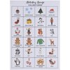Juvale Christmas Bingo Game, Christmas Party Games for Kids and Adults, Includes 47 Pieces, 2-36 Players, Ideal for Kids and Adults