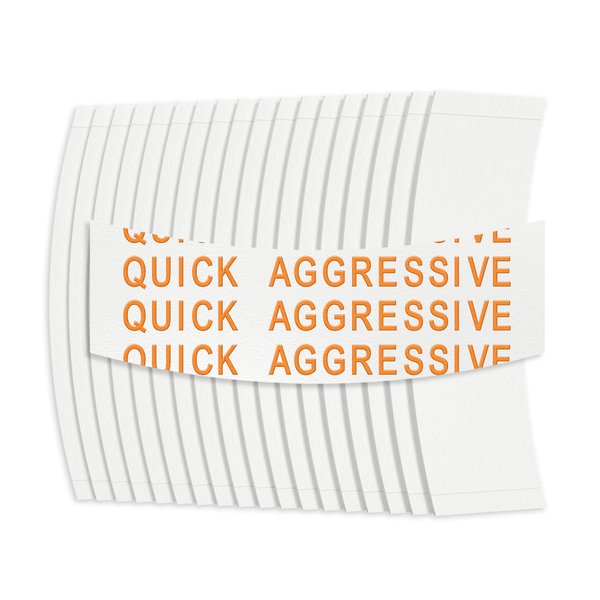 Sunshine Tape Quick Aggressive Hairpiece Wig Tape (108 Pieces) - Back Curve - Double Sided Adhesive Tape for Toupee Lace Front Wig Strong Hold Waterproof Strips