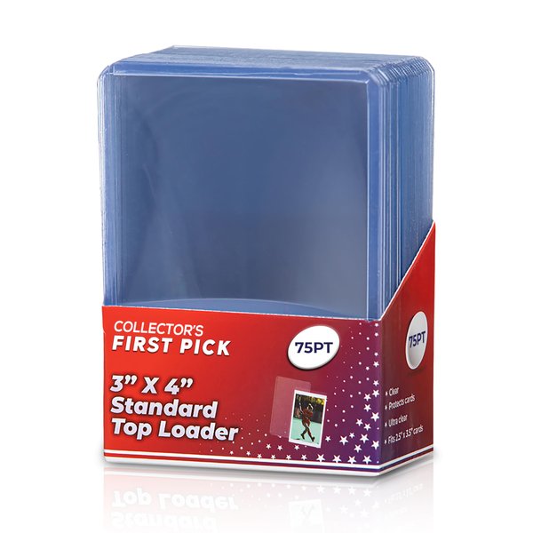 (25) 75pt Premium Top Loader Pack Card Sleeves Thick Storage Card Protector For Pokemon, Football, Basketball, Baseball, Hockey and Memorabilia Ultra Clear Card Sleeve Hard Protector Storage Pro
