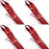 Red Hair Tinsel 800 Strands 47 Inch Fairy Hair Tinsel with Tools for Christmas New Year Halloween Glitter Tinsel Hair Extensions for Women and Girls (Red)