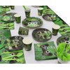 Video Game Party Decorations, Disposable 7” and 9” Plates and Napkins, Tablecloth Video Game Party Set, Gaming Birthday Party Supplies for Boys Teens, 61 PCS