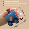 QULEWUU Press and Go Cars Toys for Toddlers Over 18 Months, Tiger and Koalo Cartoon Cars with Surprise Whistle, Pull Back Cars for Boys Girls Kids Ages 2 3 4 5 Years Old (Type-A)