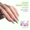 CANNI Pastel Green Gel Nail Polish, 1Pcs Sage Light Green Gel Polish Lime Mint Green Color Nail Polish Gel High Gloss Soak Off U V Gel Nail French Nail Manicure Salon DIY
