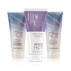 White Hot Cleanse & Condition Trio: brightening hair care regime to cleanse & add gloss to white & grey hair, purple shampoo