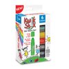 The Pencil Grip Kwik Stix Solid Tempera Paint Stick, 6 Assorted Primary Colors Per Pack, 6 Packs (TPG601-6)