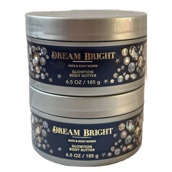 2 Dream Bright Glowtion BODY Body Butter Cream Lotion