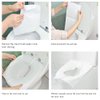 Toilet Seat Covers Disposable, 100-Count Flushable Paper Travel Toilet Seat Covers for Adults and Kids Potty Training, Great Biodegrable Accessories for Public Restrooms, Airplane, Camping