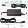 12V 5A Power Supply for LED Strip Lights, 60W Power Adapter, 120V AC to 12V DC Transformer (Pack of 1)