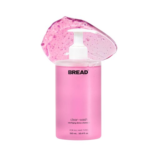 Bread Beauty Clear Wash: Clarifying Detox Shampoo | Rosemary Clarifying Shampoo For All Hair Types | Colour Safe, Silicone Free, Vegan, Cruelty-Free | 10.4 ounces