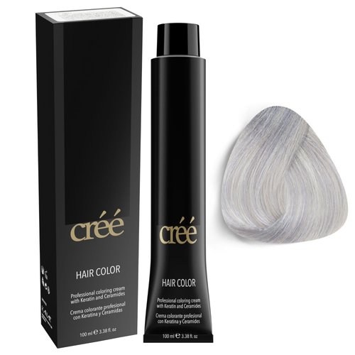 Cree Professional Permanent Hair Color, 100ml - 3.4 fl.oz. (Silver)