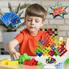 ZUNNIES Tetra Tower Game Balance Stacking Blocks 48 Pcs,Tetra Tower Stack Game Develops Dexterity, Patience and Perfect Choice for Family Game & Parties