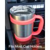 F-32 Handle - 19 COLORS - 30oz Size - Compatible with 30 oz YETI and 30 oz. OZARK TRAIL Tumbler Travel Mug - BPA FREE (30OZ, NEON WATERMELON, 1 Count (Pack of 1))
