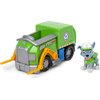 Paw Patrol, Rocky’s Recycle Truck Vehicle with Collectible Figure, for Kids Aged 3 and Up