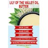 Botanical Beauty LILY OF THE VALLEY OIL BUTTER 100% Natural 4 Fl.oz.- 120 ml. Lily of the Valley Essential Oil in Shea Nut Butter for FACE, SKIN, BODY, HAIR, NAILS. Beauty Skin Moisturizer Oil Butter