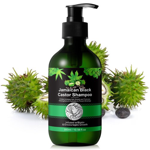 Hair Growth Serum with Biotin, Argan, Castor, and Coconut Oils - Keratin Shampoo for Thinning Hair and Hair Loss, Deep Conditioner for Dry, Damaged, Curly Hair