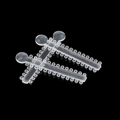 Angzhili Transparent Dental Orthodontic Ligature Ties for Braces Rubber Bands Braces O Rings for Bracket 1040 Pcs