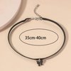 YienDoo Vintage Black Choker Necklace Chain Goth Leather Choker Butterfly Pendant Necklace Velvet Choker Punk Necklace Rock Statement Butterfly Necklace Charm Jewelry Gift for Women