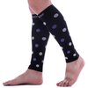Doc Miller Calf Compression Sleeve Men Women, 20-30mmHg Medical Grade Leg Compression Sleeve for Shin Splints, Varicose Vein & Calf Muscles Recovery, 1 Pair Medium Black Violet White Polka Dots