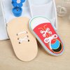 Threading Lacing Shoes Training Early Learning Kits- Shoes Learning Toy Kits Learn to Tie Your Own for Kids Practical Learning Toys -Kids Toddler Early Learning Toy Wooden Threading Lacing Shoes