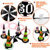 Halloween Games - Inflatable Witch Hat Ring Toss Game for Kids Adults Families, Gifts Toys Indoor Outdoor Holiday Party Supplies Decorations