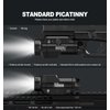 Feyachi HL-20 Pistol Light 1000 Lumen Upgrade LED Weapon Light Compact Rail Mounted Handgun Tactical Flashlight Rail Locating Keys for Picatinny