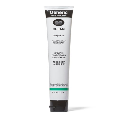 Generic Value Products Cream Leave In Conditioner & Styler, Moisturizes, Strengthens, Protects, Leave-in Thickening Conditioner, 6 Oz