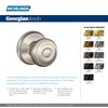 Schlage F40 GEO 622 ADD Georgian Door Knob with Addison Trim, Bed & Bath Privacy Lock, Matte Black