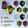 Turnart Darts Metal Tip Set - Steel Tip Darts Set Professional Metal Darts 12 pcs 22/24 Grams with Stylish Case Aluminum Shafts Extra 9 Flights