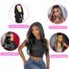 Beauty Queen 10A Brazilian Body Wave Human Hair Bundles (20 22 24 Inch) Unprocessed Weave 3 Bundles Virgin Remy Hair Extensions Natural Color