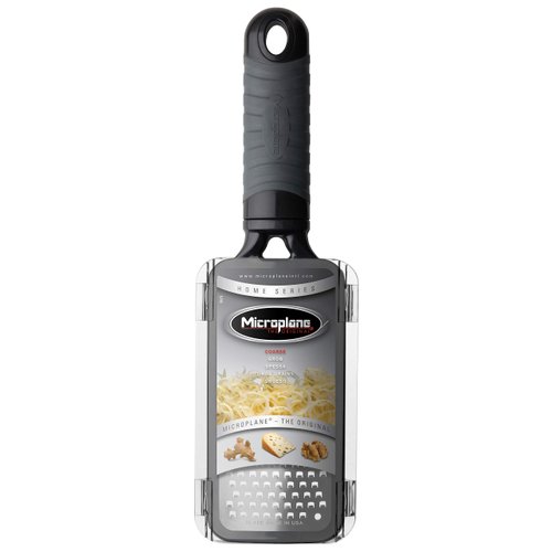 Microplane Home Series Cheese Grater (Coarse, Black)