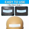 BEEOS Ultra Hold Toupee Tape 36 Pieces, Non-Melting No Residue Sweating Grid Design Waterproof Blue Double Sided Invisible Tape Strips for Wig