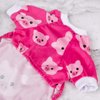 CuteBone Pink Pig Dog Pajamas Cute Cat Clothes Small Pet Pjs Onesie P46S