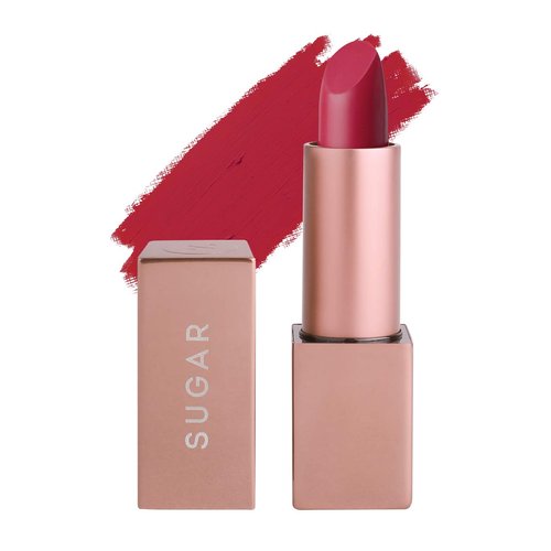 SUGAR Cosmetics Mettle Matte Lipstick - 10 Eirene Superior Pigmentation, Ultra-Light, Smooth Silky Lips