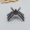 Black and Grey Realistic Hairy Small Plastic Fake Spiders Scary Joke Prank for Party Favors Creepy Halloween Decoration, 20 PCS by Baryuefull