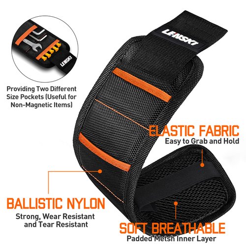 Lenski Gifts for Men, Magnetic Wristband Mens Gifts for Dad, Birthday Gifts for Men Him Grandpa, Father's Day Gifts From Daughter Wife, Gifts for Dad Who Wants Nothing, Cool Stuff Gadgets for Men