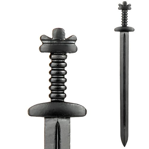 2pcs Viking Sword Hair Styling Pins Black Wicca Witch Hair Slide Renaissance Festival Hair Acceossories for Women Hair Stick