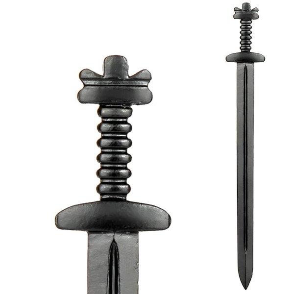 2pcs Viking Sword Hair Styling Pins Black Wicca Witch Hair Slide Renaissance Festival Hair Acceossories for Women Hair Stick